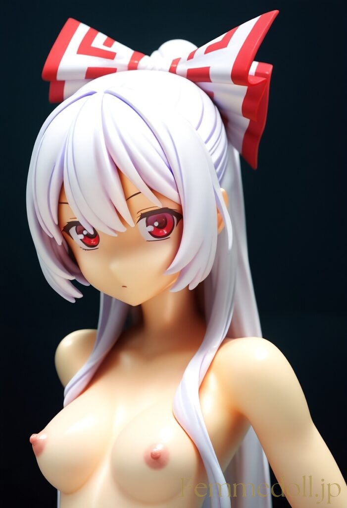 東方Project 妹紅のフィギュア風エロ画像 3枚目