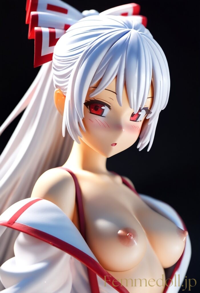 東方Project 妹紅のフィギュア風エロ画像 2枚目