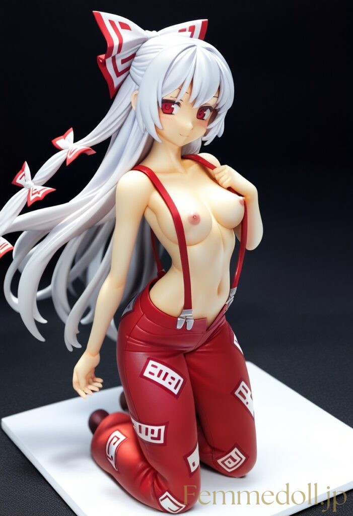 東方Project 妹紅のフィギュア風エロ画像 1枚目