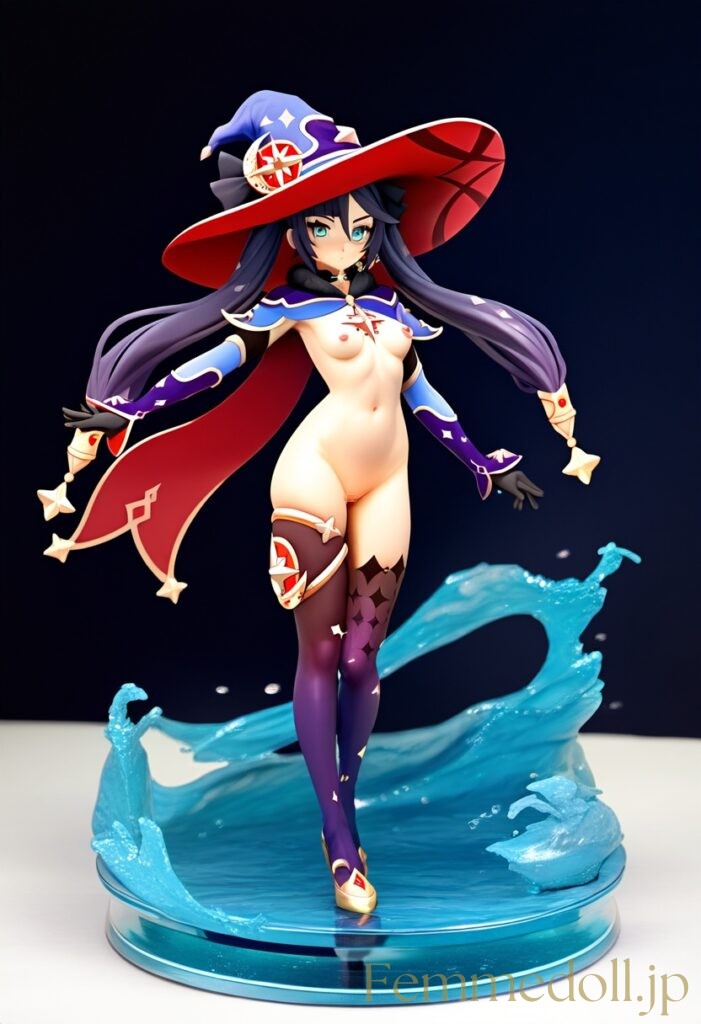 【エロ画像】原神 モナのフィギュア風AIイラスト 23枚目