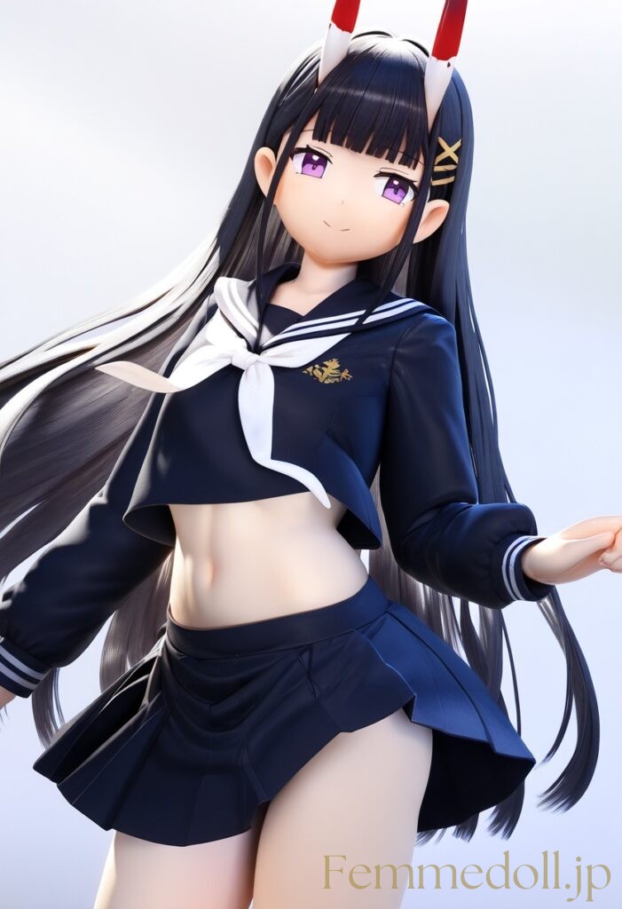 アズールレーン　能代のフィギュア風エロ画像 21枚目