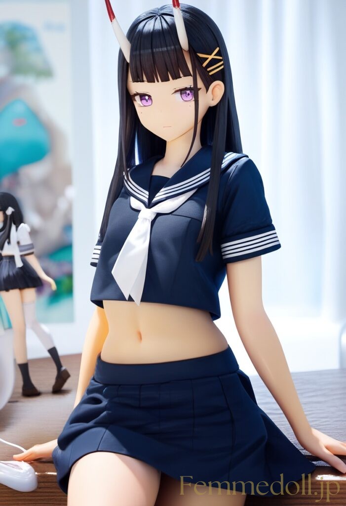 アズールレーン　能代のフィギュア風エロ画像 19枚目