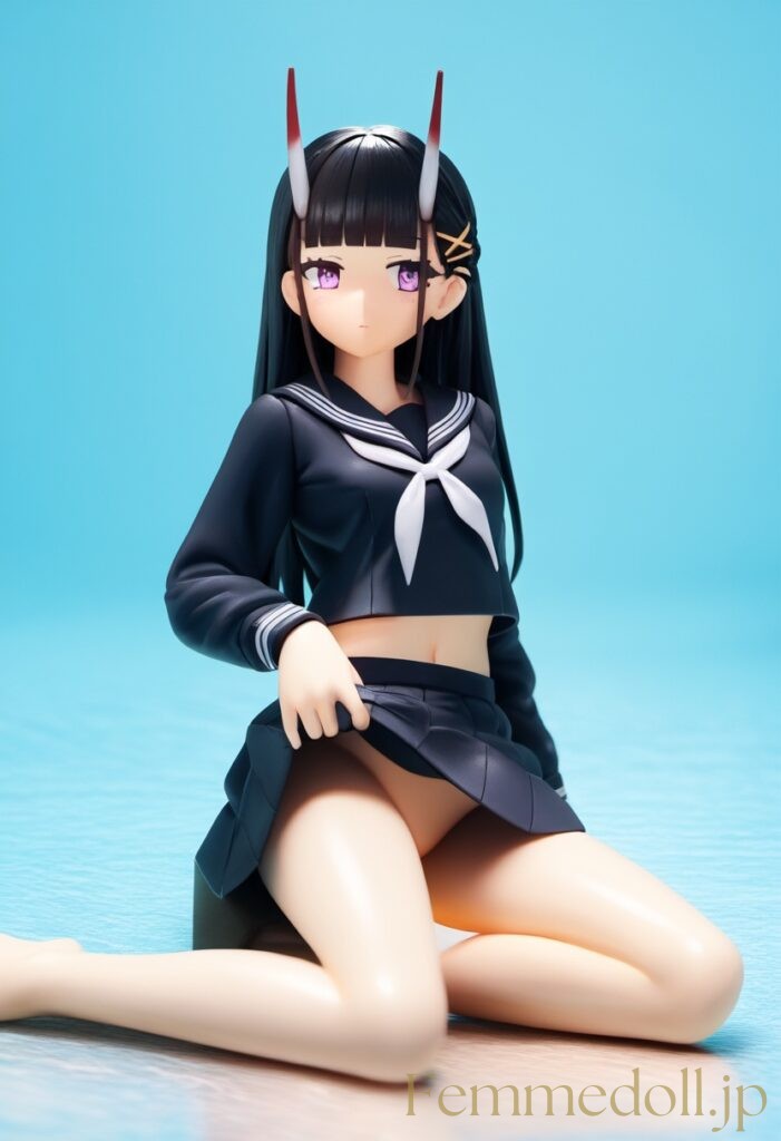 アズールレーン　能代のフィギュア風エロ画像 14枚目