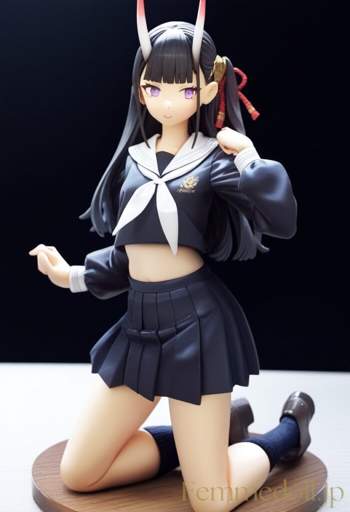 アズールレーン　能代のフィギュア風エロ画像 11枚目