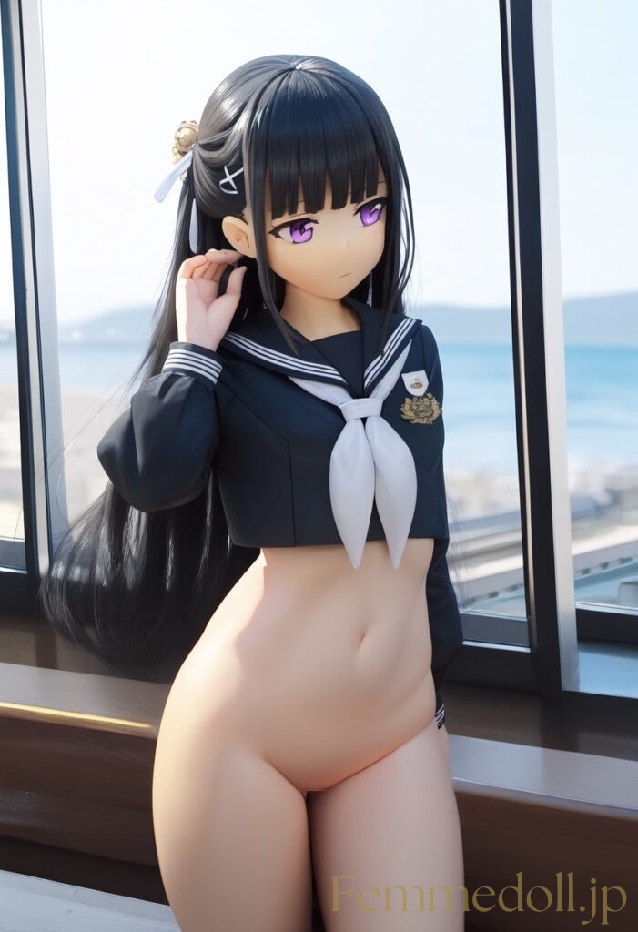 アズールレーン　能代のフィギュア風エロ画像 2枚目