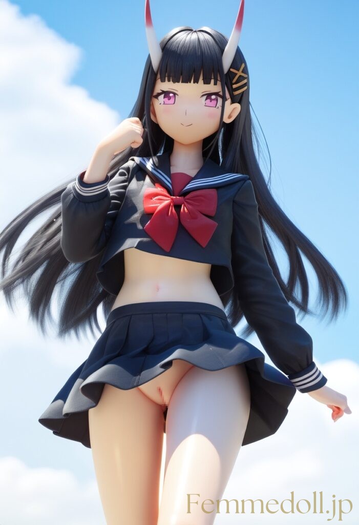 アズールレーン　能代のフィギュア風エロ画像 16枚目