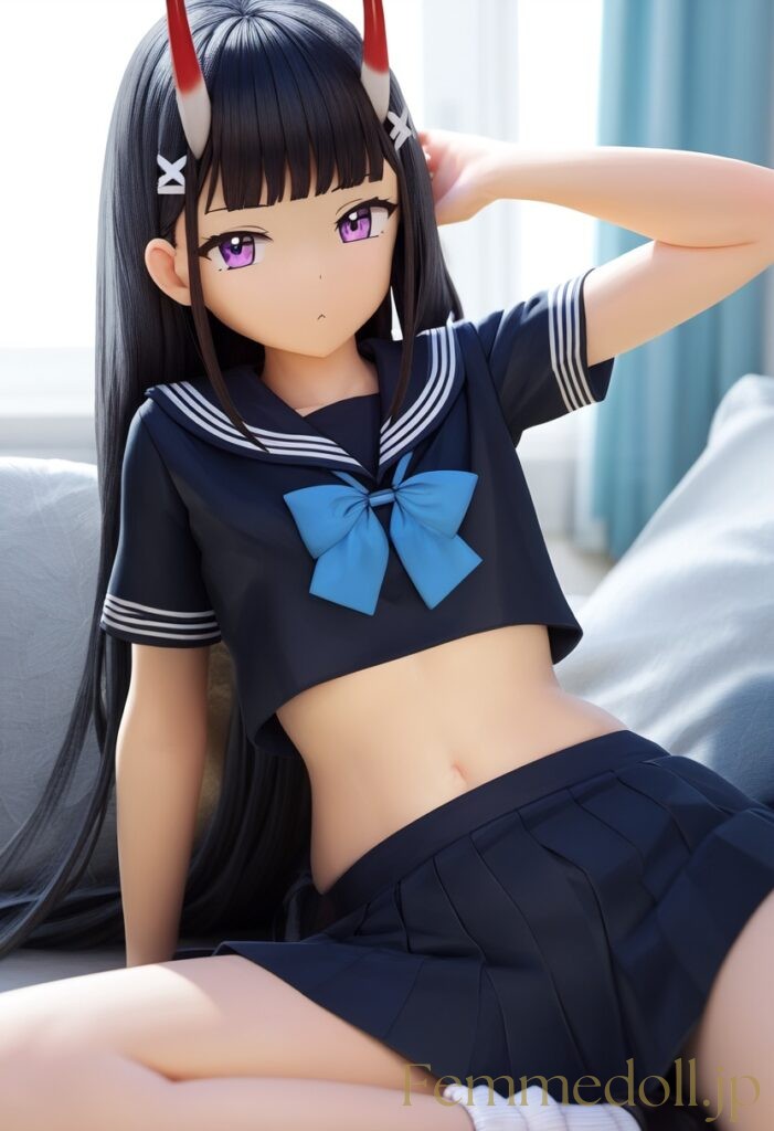 アズールレーン　能代のフィギュア風エロ画像 15枚目