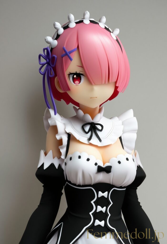 リゼロ　ラムのフィギュア風AIイラスト 23枚目