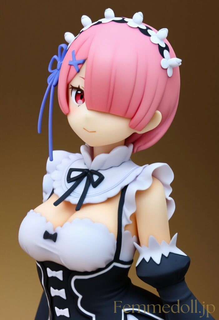 リゼロ　ラムのフィギュア風AIイラスト 11枚目