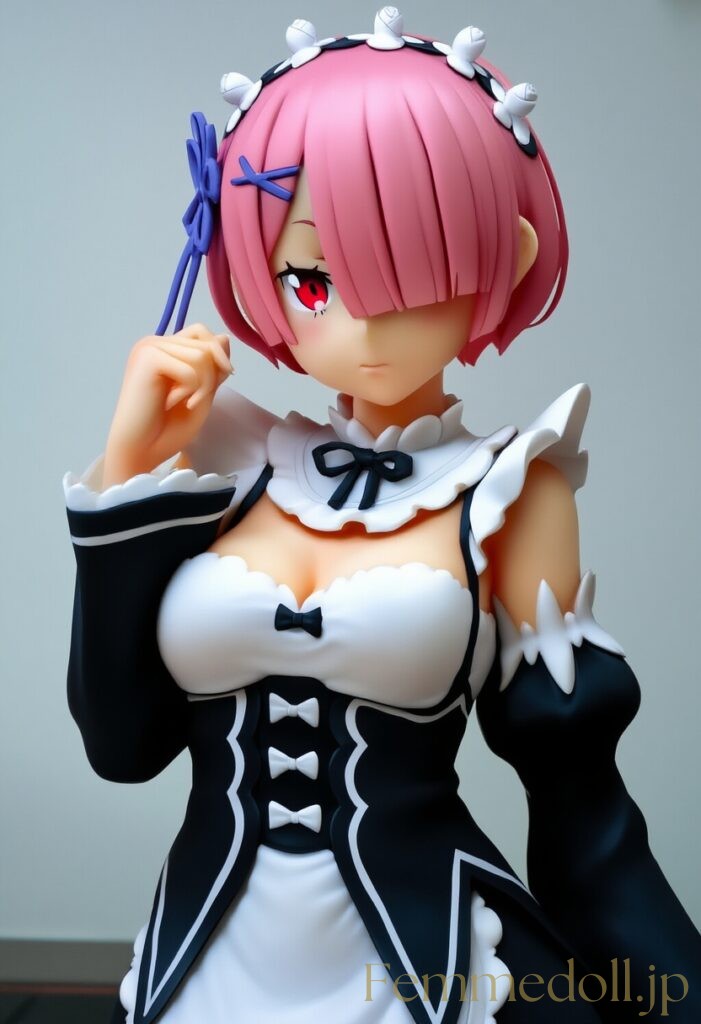 リゼロ　ラムのフィギュア風AIイラスト 14枚目