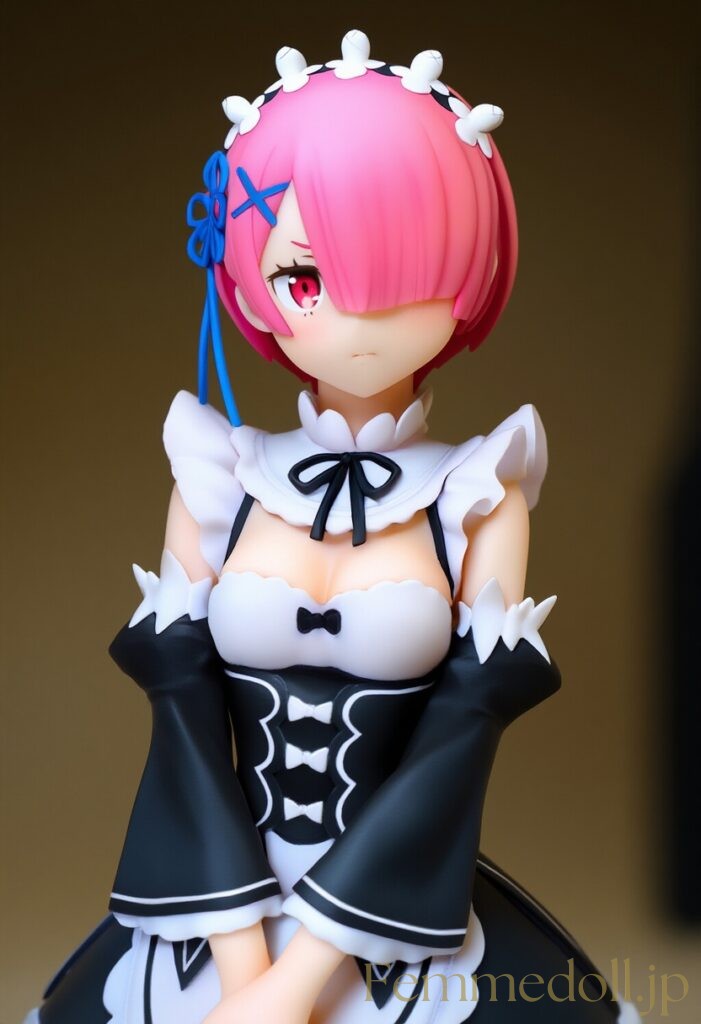 リゼロ　ラムのフィギュア風AIイラスト 15枚目