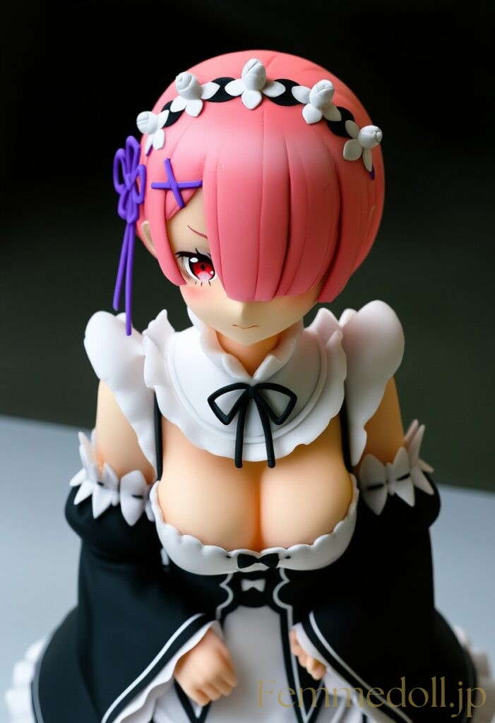 リゼロ　ラムのフィギュア風AIイラスト 13枚目