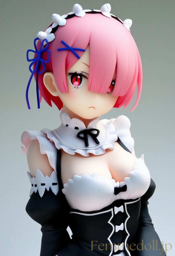 リゼロ　ラムのフィギュア風AIイラスト 16枚目