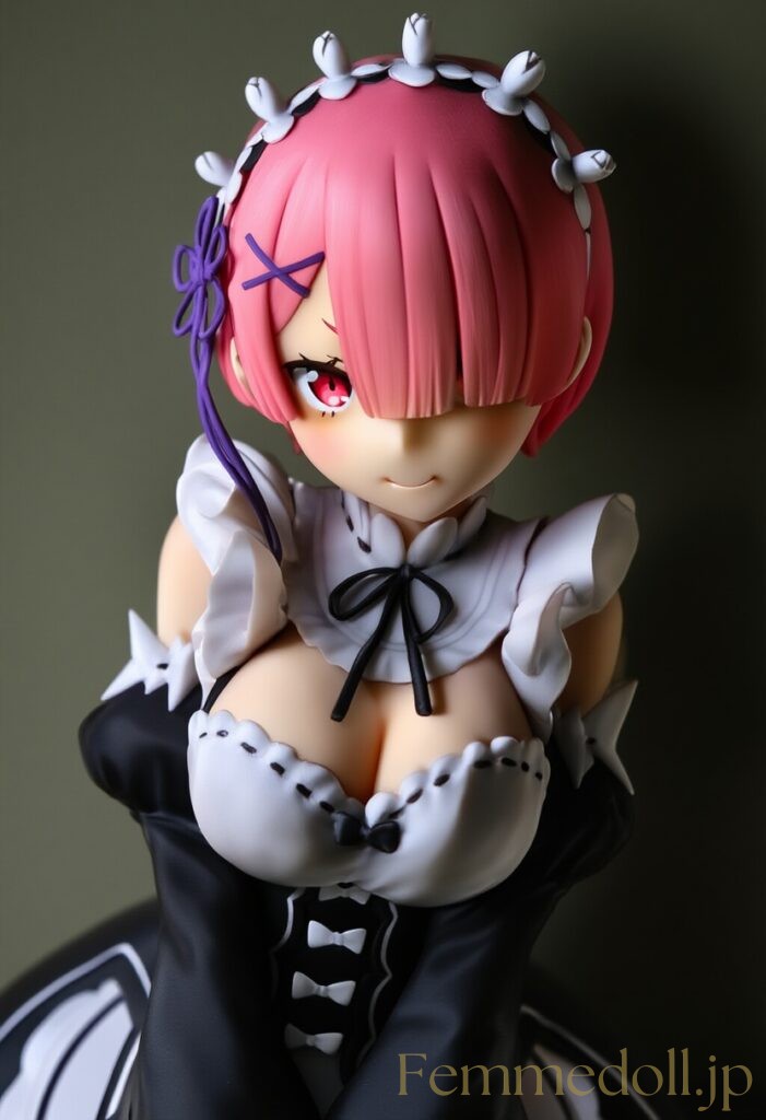 リゼロ　ラムのフィギュア風AIイラスト 7枚目