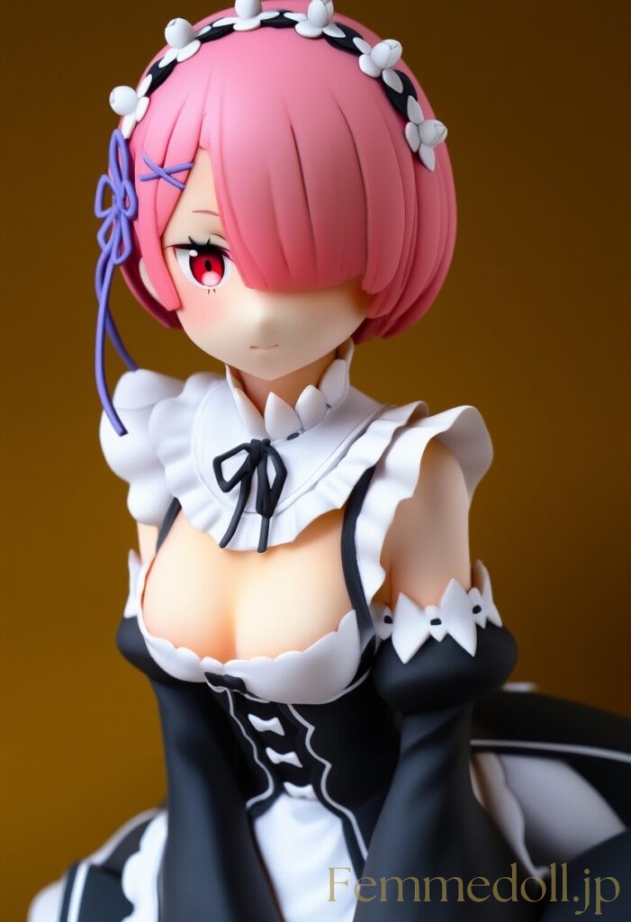 リゼロ　ラムのフィギュア風AIイラスト 6枚目