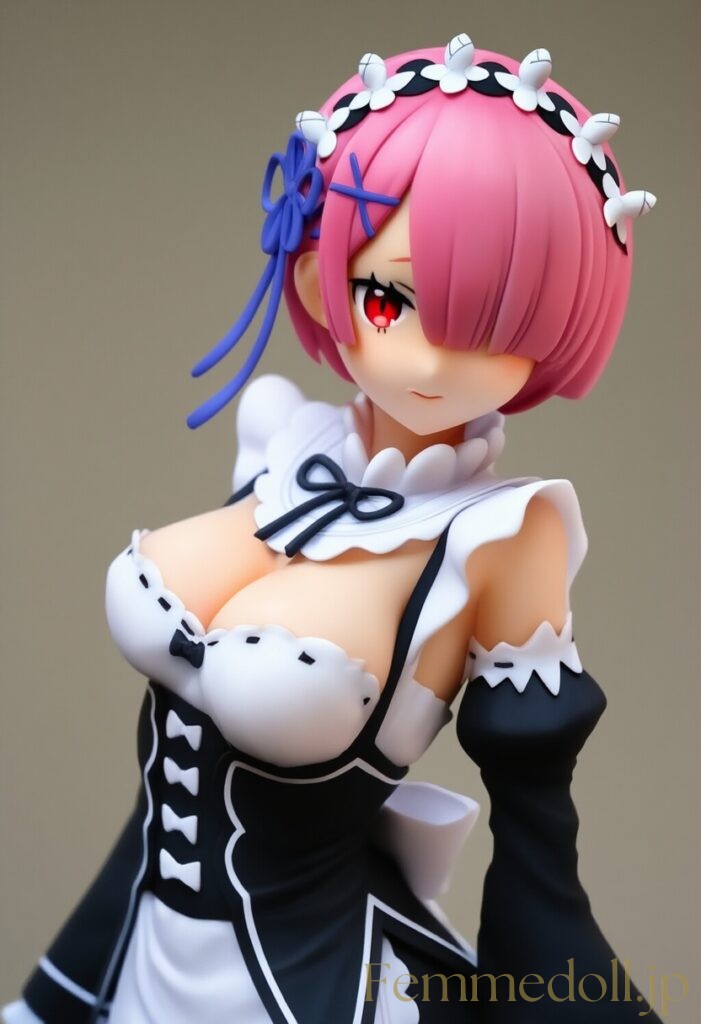 リゼロ　ラムのフィギュア風AIイラスト 19枚目