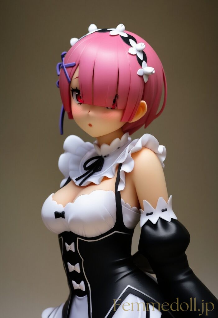 リゼロ　ラムのフィギュア風AIイラスト 21枚目