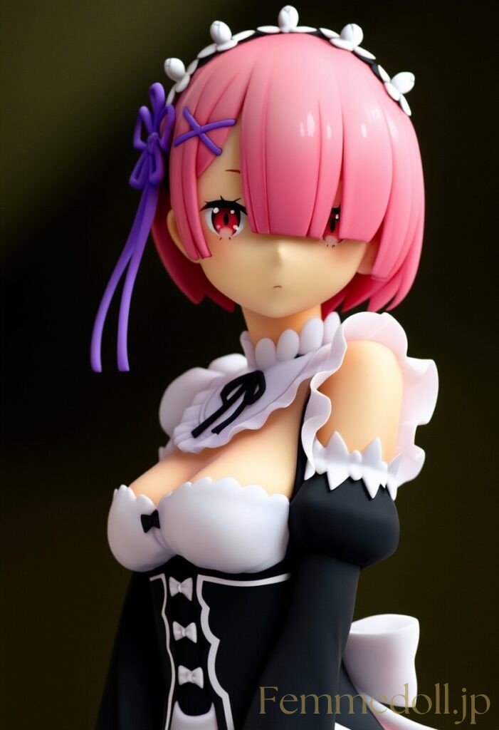 リゼロ　ラムのフィギュア風AIイラスト 17枚目