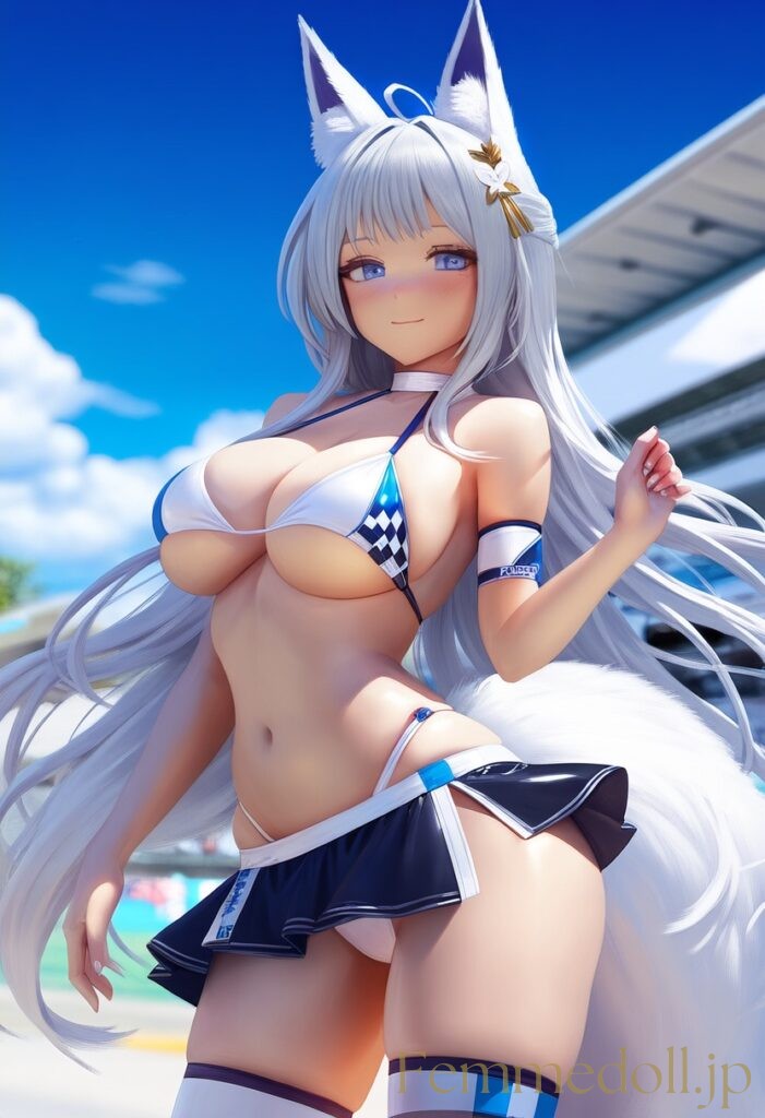 アズールレーン　信濃（RQ）のフィギュア風エロ画像 5枚目