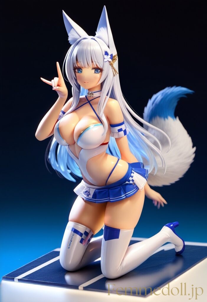 アズールレーン　信濃（RQ）のフィギュア風エロ画像 4枚目