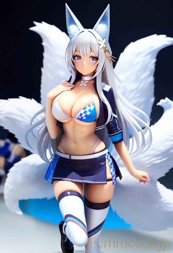 アズールレーン　信濃（RQ）のフィギュア風エロ画像 6枚目