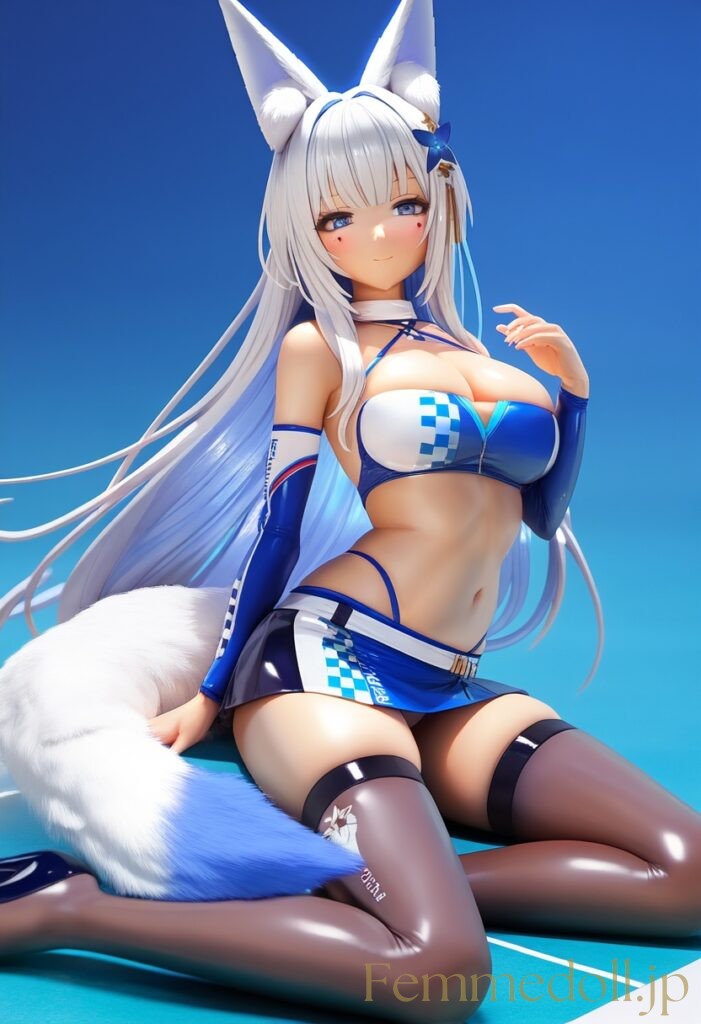 アズールレーン　信濃（RQ）のフィギュア風エロ画像 1枚目