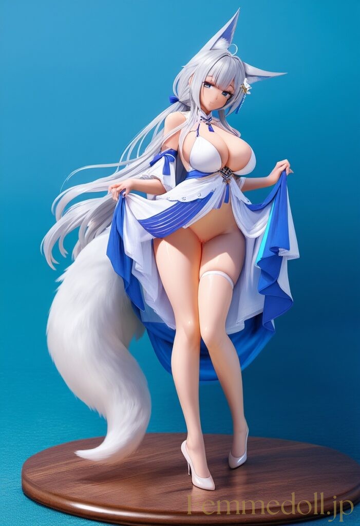 アズールレーン　信濃（ドレス）のフィギュア風エロ画像 3枚目