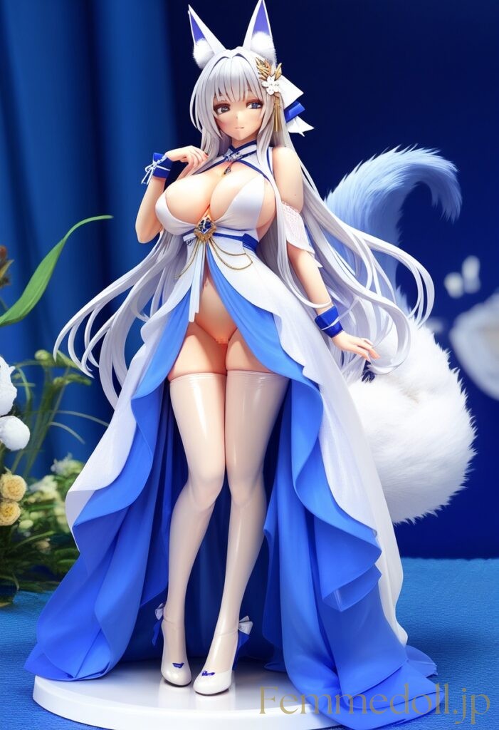 アズールレーン　信濃（ドレス）のフィギュア風エロ画像 22枚目
