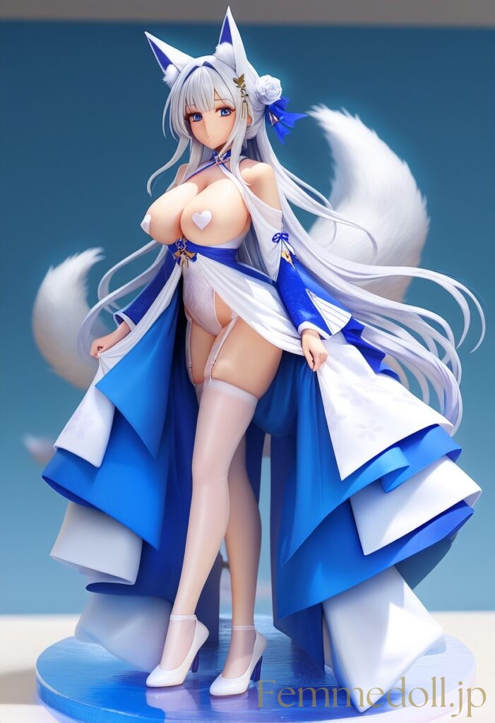アズールレーン　信濃（ドレス）のフィギュア風エロ画像 18枚目