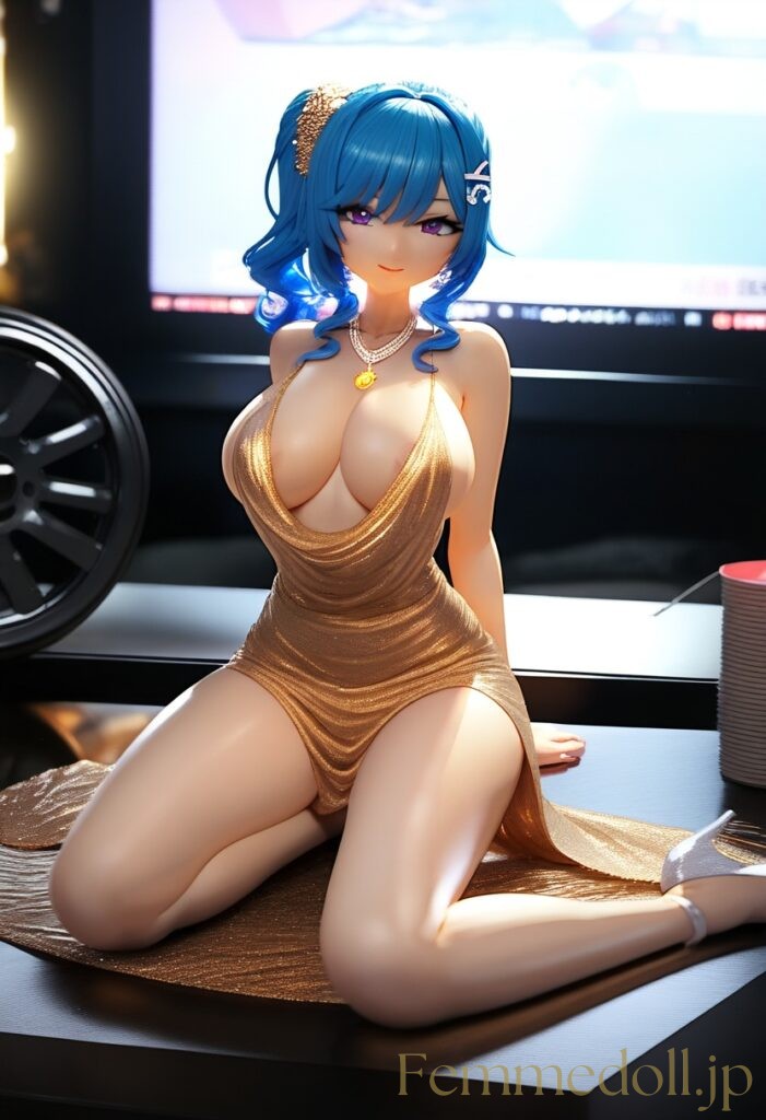 アズールレーン　セントルイスのフィギュア風エロ画像 14枚目