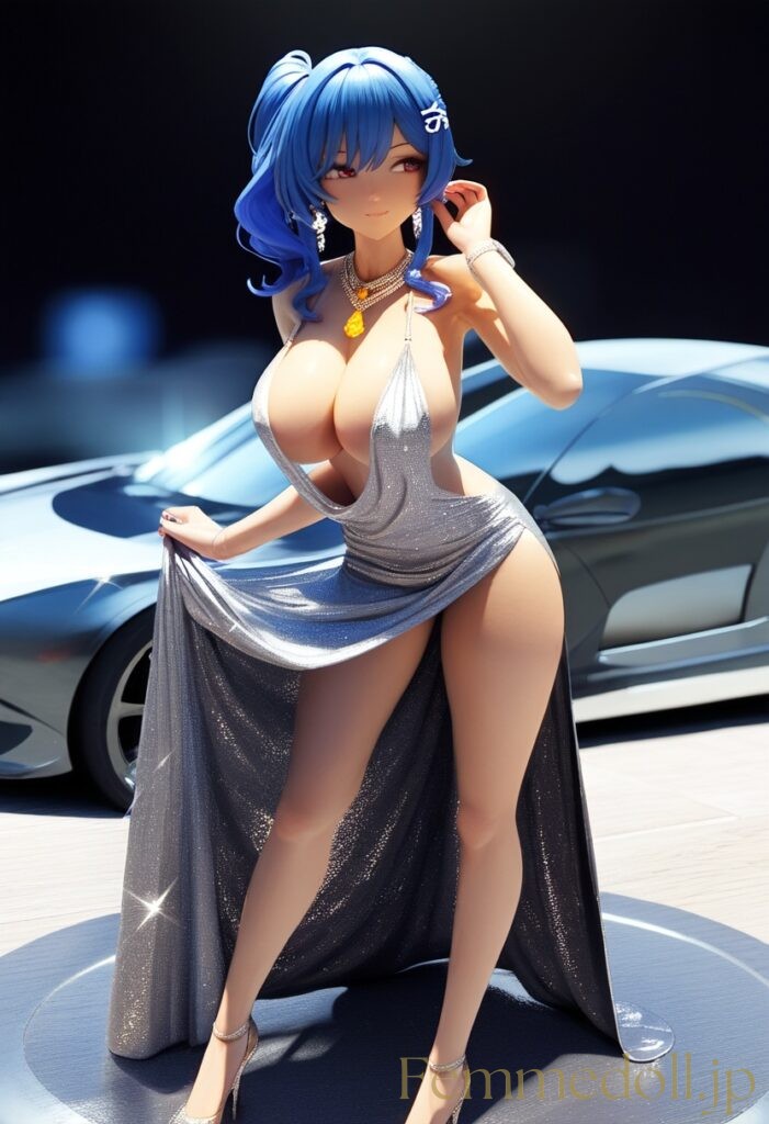 アズールレーン　セントルイスのフィギュア風エロ画像 2枚目