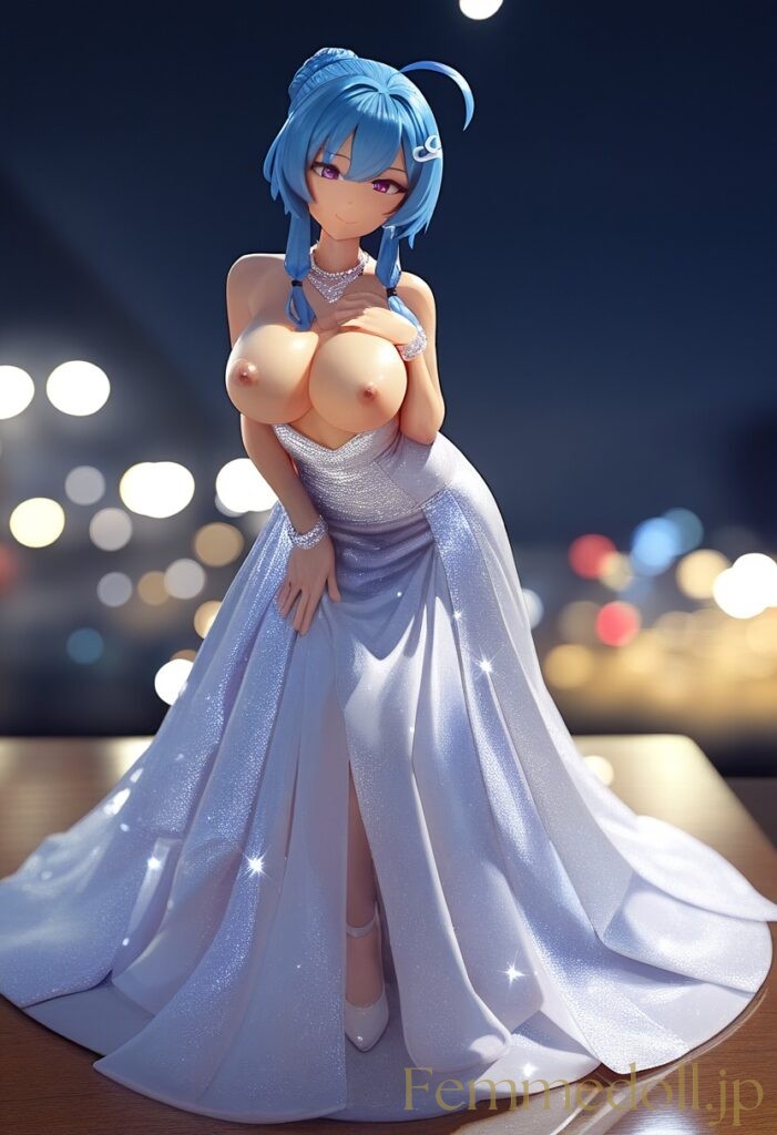 アズールレーン　セントルイスのフィギュア風エロ画像 9枚目