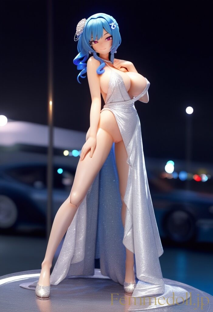 アズールレーン　セントルイスのフィギュア風エロ画像 5枚目