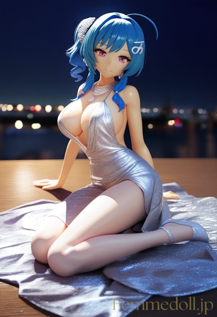 アズールレーン　セントルイスのフィギュア風エロ画像 16枚目