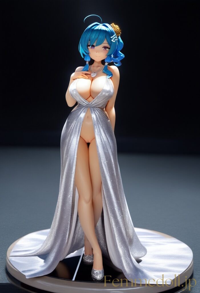 アズールレーン　セントルイスのフィギュア風エロ画像 17枚目