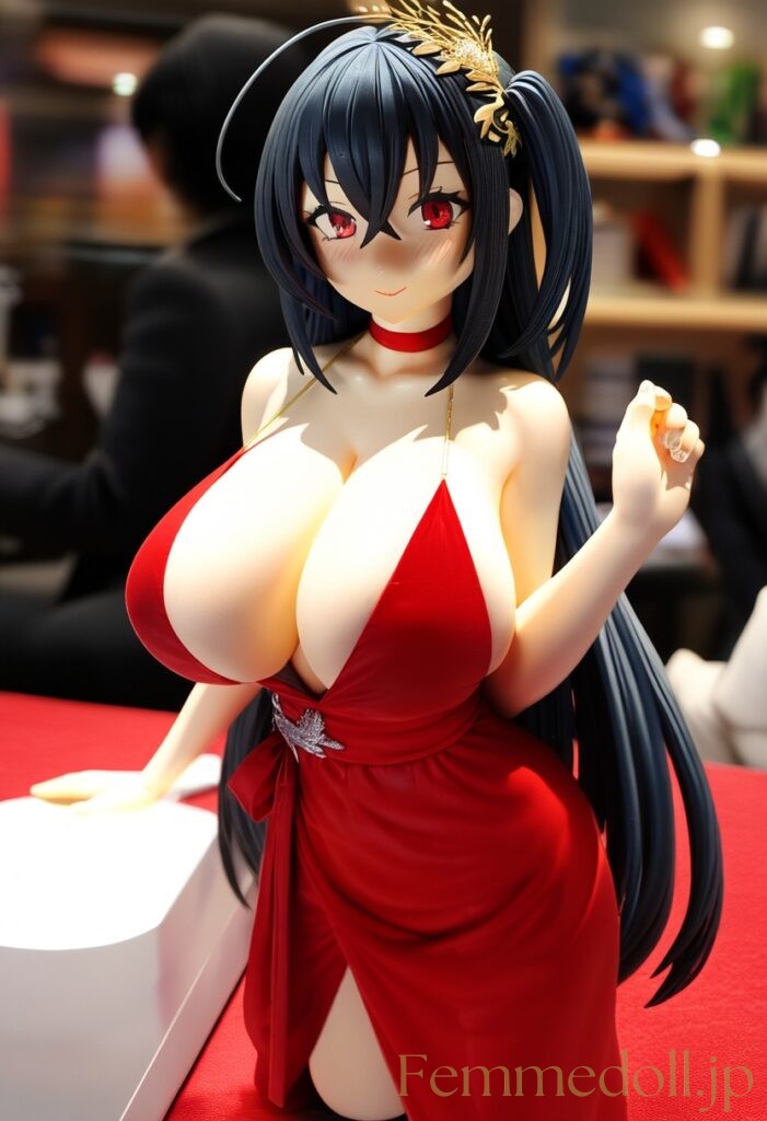 アズールレーン　大鳳（ドレス）のフィギュア風エロ画像