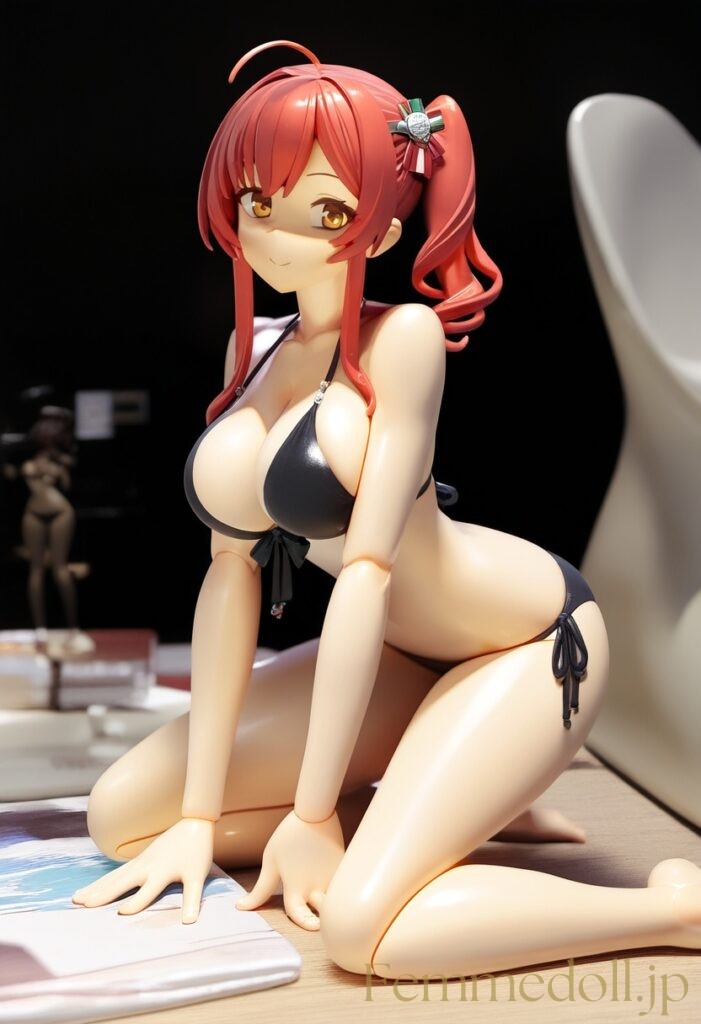 アズールレーン　ザラ（ビキニ）のフィギュア風エロ画像 17枚目
