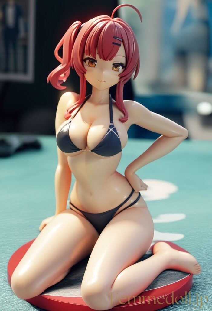 アズールレーン　ザラ（ビキニ）のフィギュア風エロ画像 15枚目