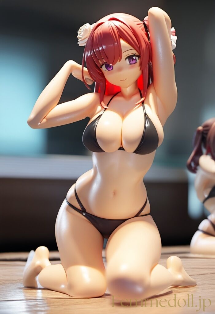 アズールレーン　ザラ（ビキニ）のフィギュア風エロ画像 18枚目