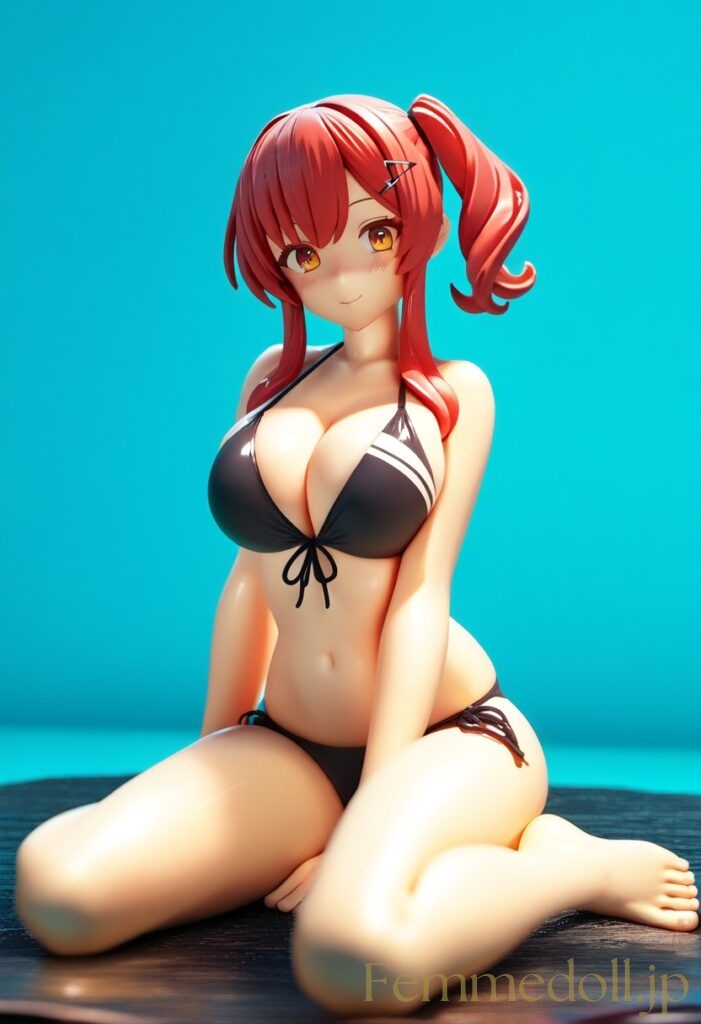 アズールレーン　ザラ（ビキニ）のフィギュア風エロ画像 5枚目