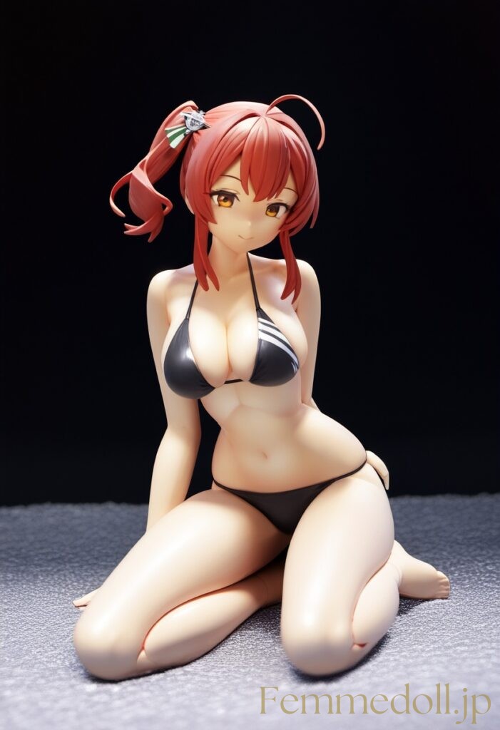 アズールレーン　ザラ（ビキニ）のフィギュア風エロ画像 4枚目