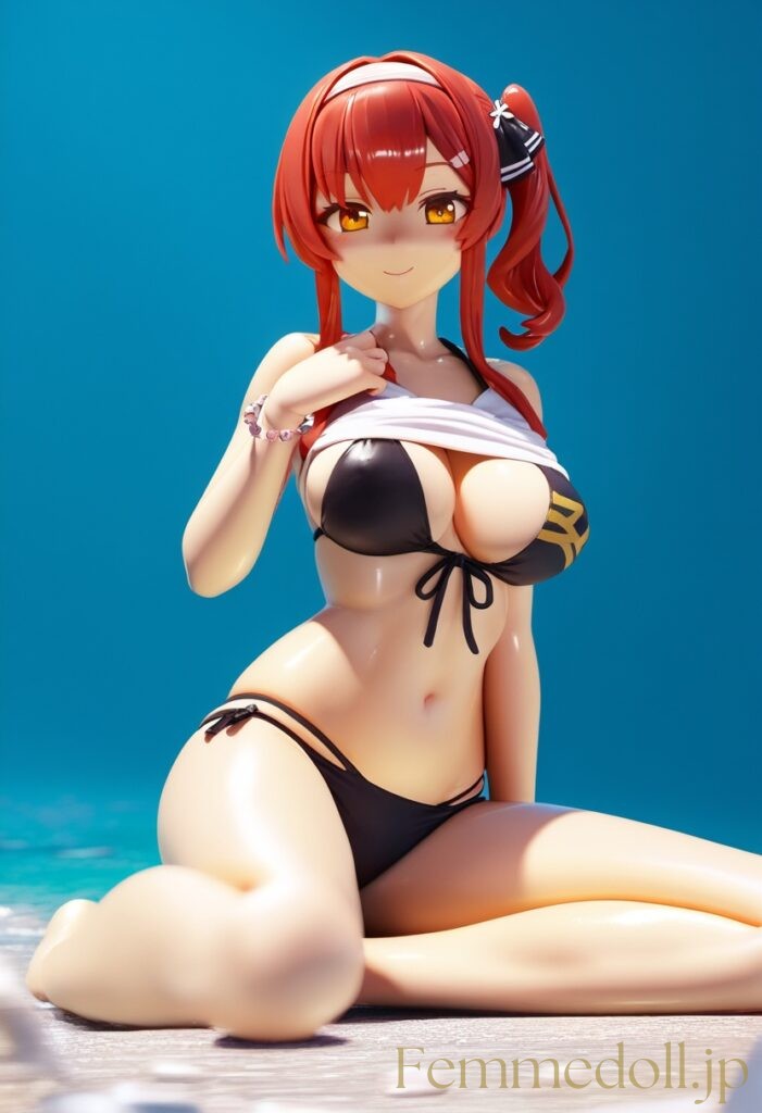 アズールレーン　ザラ（ビキニ）のフィギュア風エロ画像 26枚目