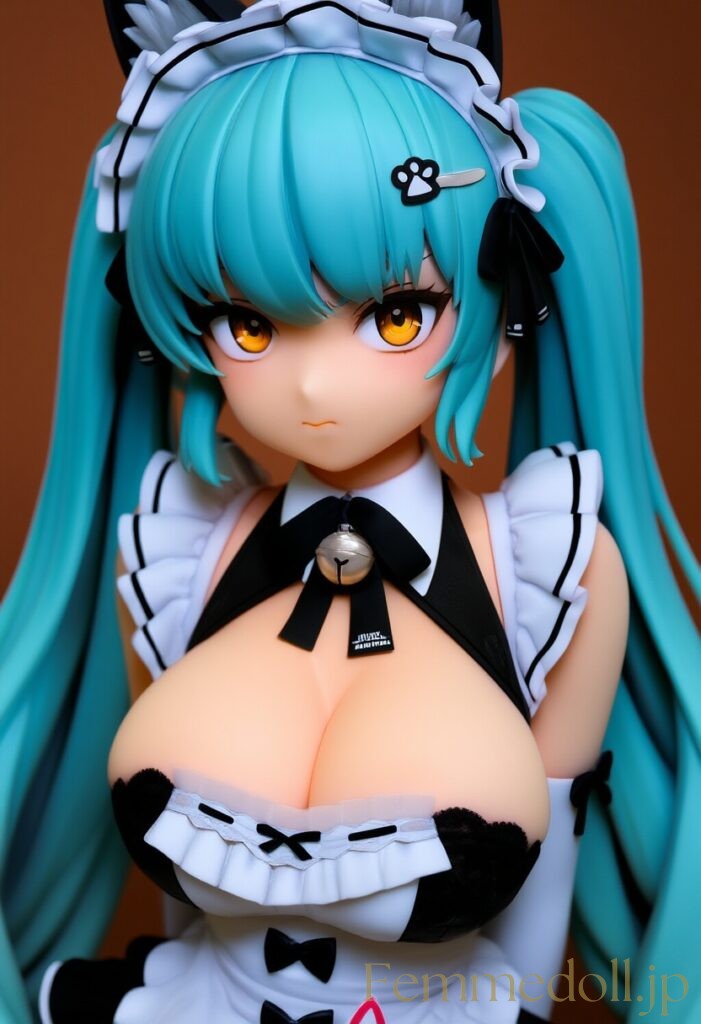 勝利の女神：NIKKE 　メイドプリバティのフィギュア風AI萌え画像 9枚目