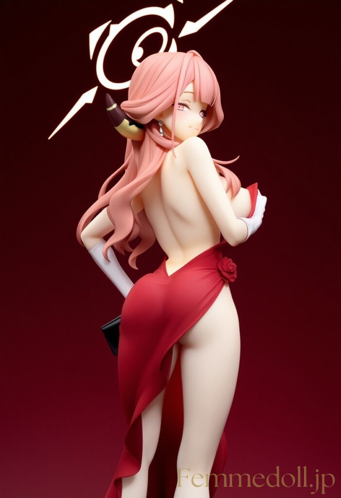 ブルーアーカイブ　アル(ドレス)のフィギュア風AIエロ画像 23枚目