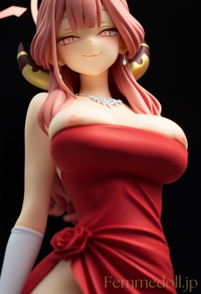 ブルーアーカイブ　アル(ドレス)のフィギュア風AIエロ画像 36枚目