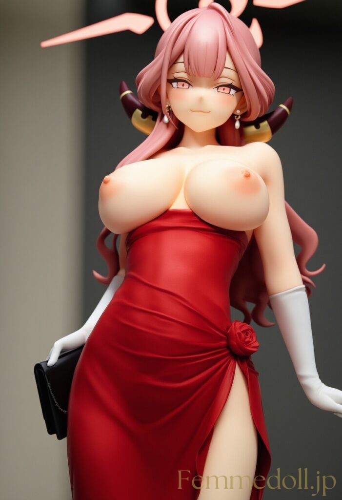 ブルーアーカイブ　アル(ドレス)のフィギュア風AIエロ画像 24枚目