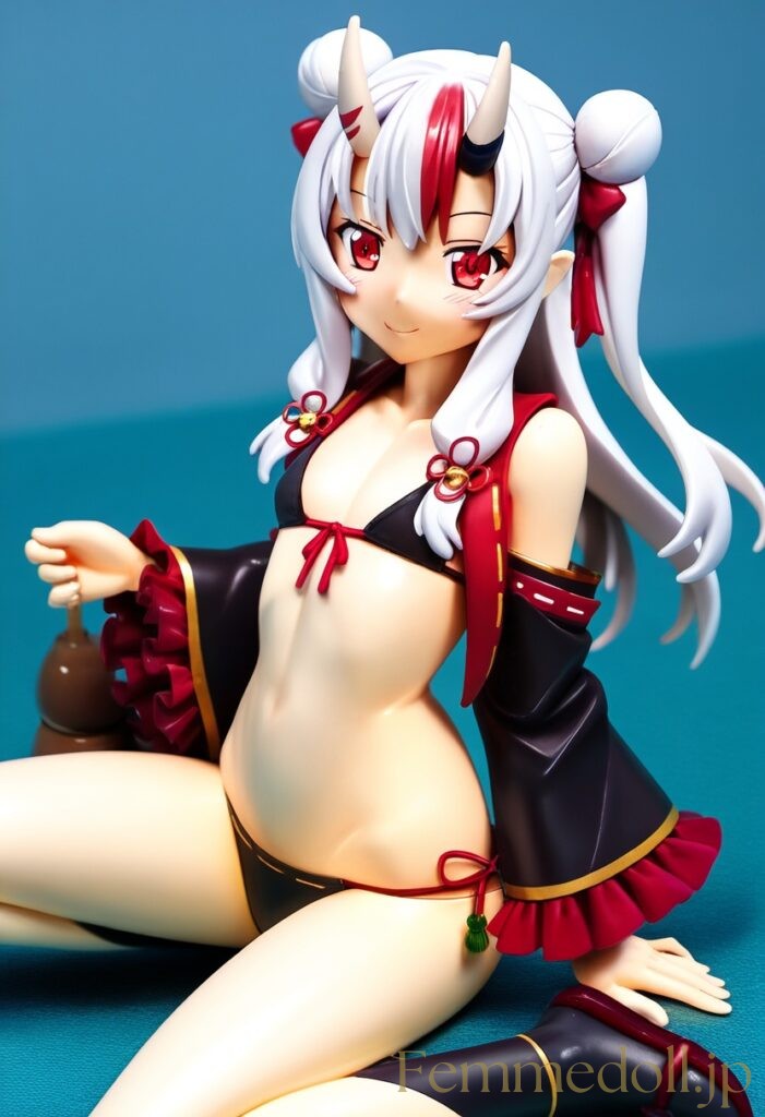 Vtuber　百鬼あやめのフィギュア風AIエロ画像2 11枚目