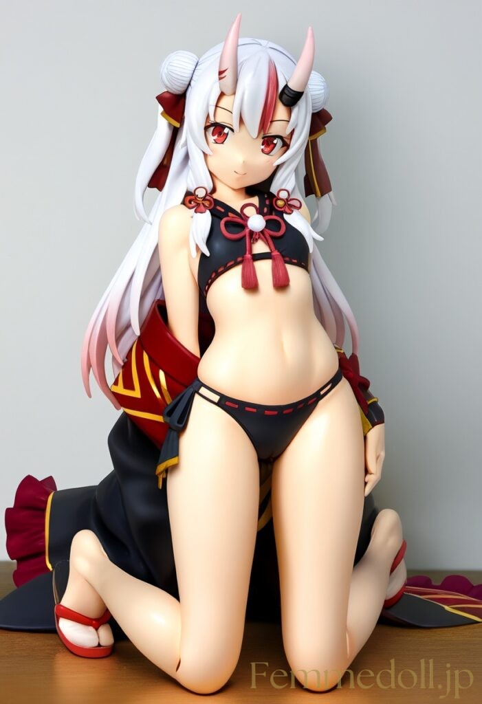 Vtuber　百鬼あやめのフィギュア風AIエロ画像2 7枚目