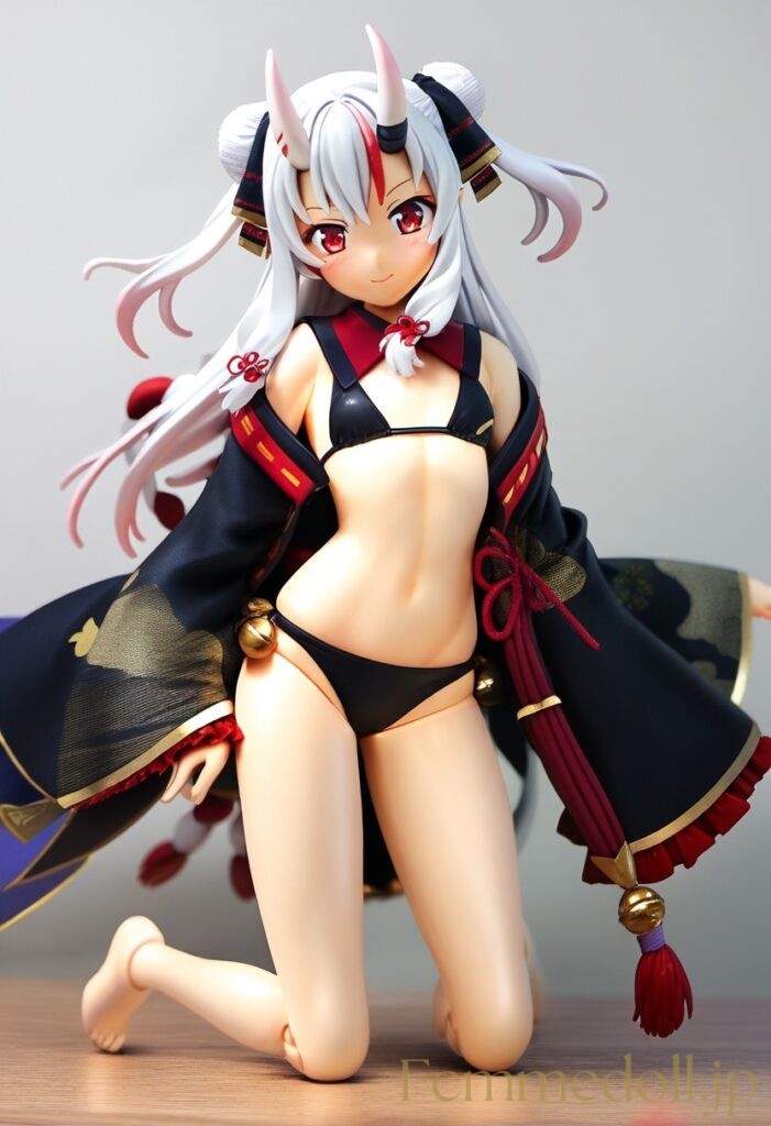 Vtuber　百鬼あやめのフィギュア風AIエロ画像2 2枚目