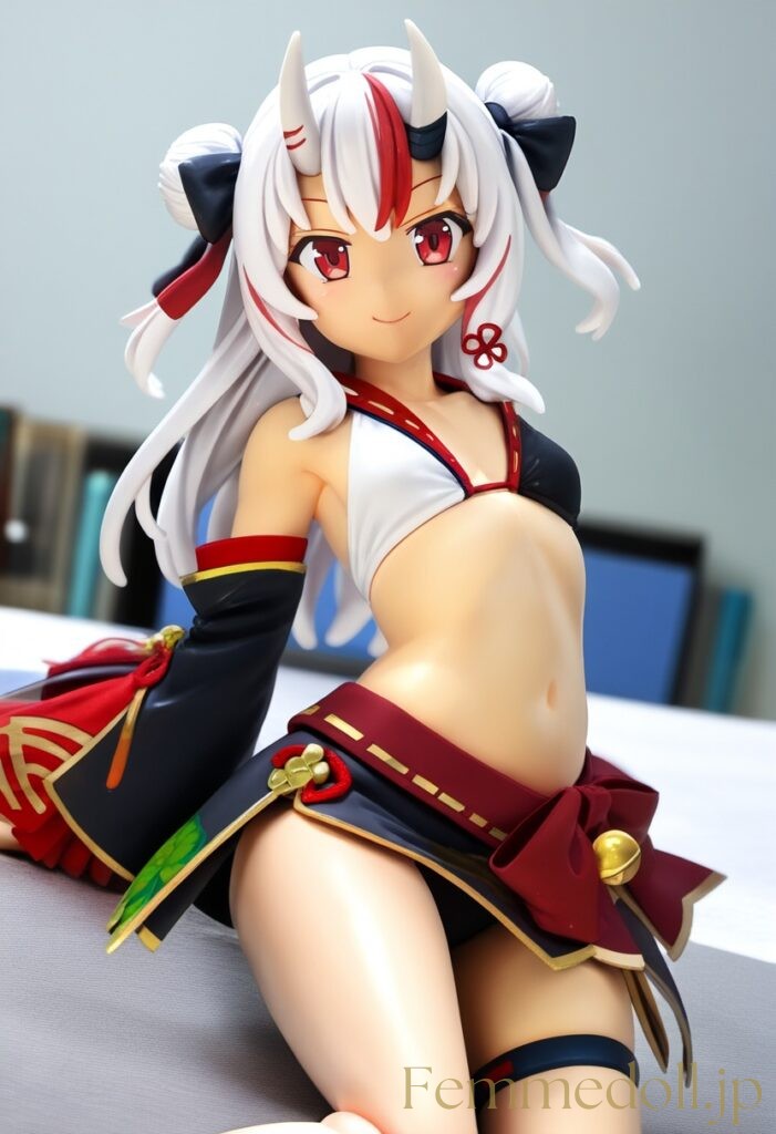 Vtuber　百鬼あやめのフィギュア風AIエロ画像2 9枚目